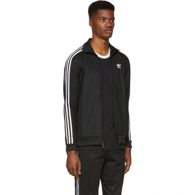 Shop Adidas Originals Black Franz Beckenbauer Track Jacket