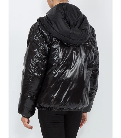 Shop Givenchy Hooded Puffer Coat In Black