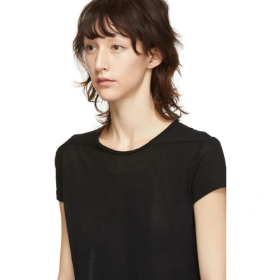 Shop Rick Owens Black Level T-shirt In 09 Black