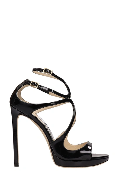 Jimmy Choo Lance 120 Sandals In Black ModeSens