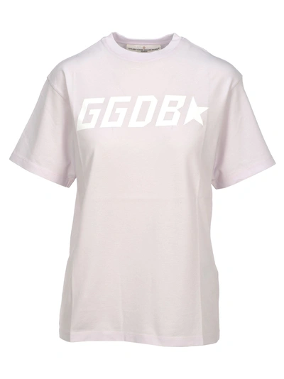 Shop Golden Goose Ggdb Print T-shirt In Lilac