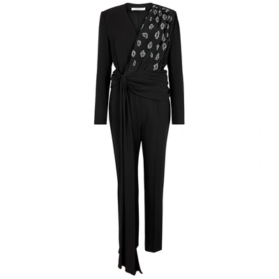 Shop Givenchy Black Sequin-embellished Jumpsuit