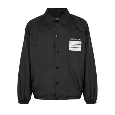 Shop Maison Margiela Stereotype Black Shell Jacket