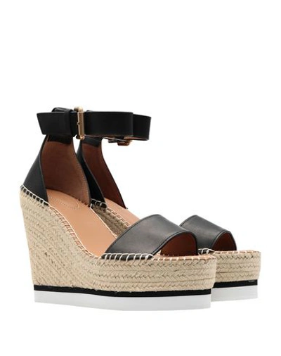 Shop See By Chloé Woman Sandals Black Size 11 Calfskin