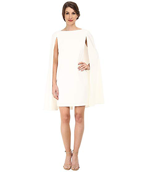 cape sheath dress