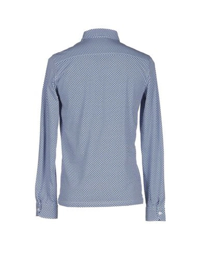 Shop Altea Man Shirt Midnight Blue Size M Cotton