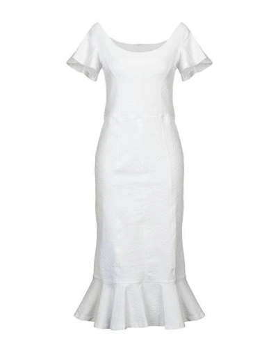 Shop Opening Ceremony Midi Dresses In White