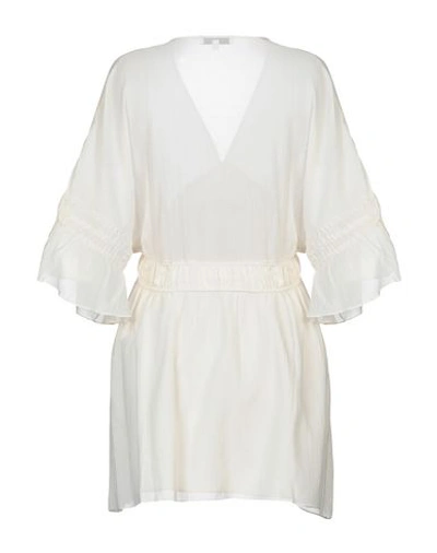 Shop Iro Short Dress In Ivory