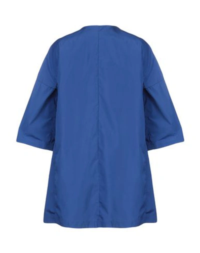 Shop Geospirit Overcoats In Bright Blue