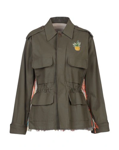 Shop Ava Adore Jacket In Military Green