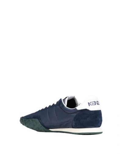 Shop Kenzo Sneakers In Dark Blue