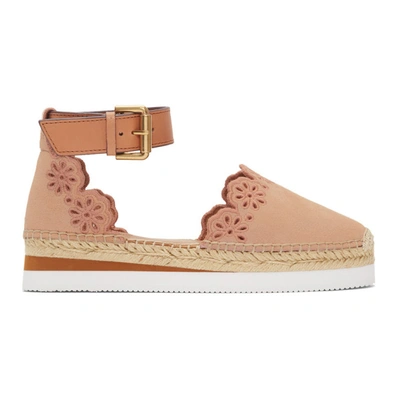 Shop See By Chloé Beige Glyn Espadrilles