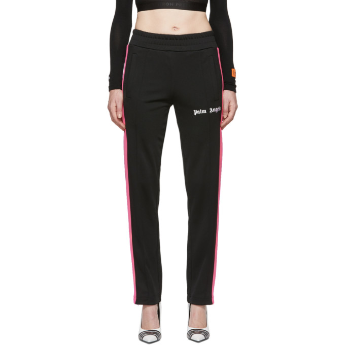 palm angels black and pink track pants