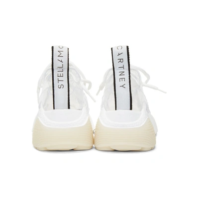 Shop Stella Mccartney White And Transparent Eclypse Sneakers In 8314 -trans