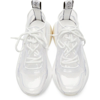 Shop Stella Mccartney White And Transparent Eclypse Sneakers In 8314 -trans