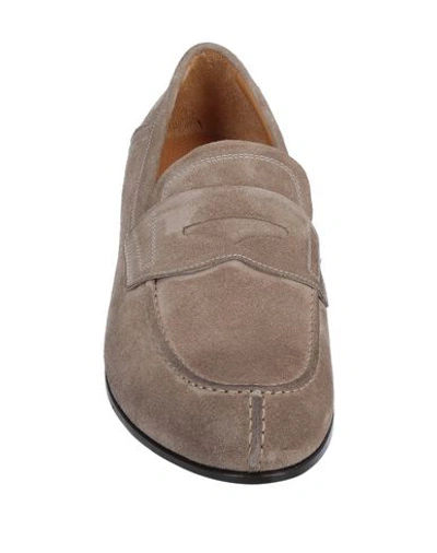 Shop Raparo Loafers In Beige