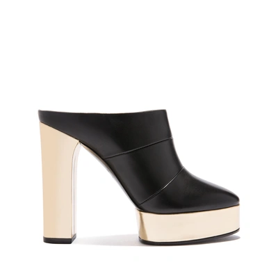 Shop Casadei Manu In Black And Golden