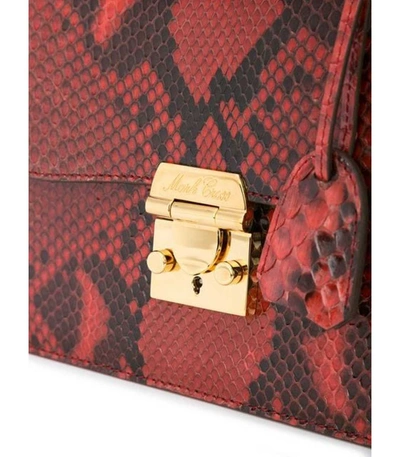 Shop Mark Cross Dorothy Shoulder Bag In Red