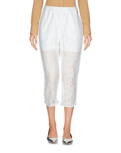 Shop Liu •jo Woman Pants Ivory Size 6 Cotton, Polyamide, Viscose In White