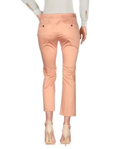 Shop Incotex Woman Pants Pastel Pink Size 8 Cotton, Elastane