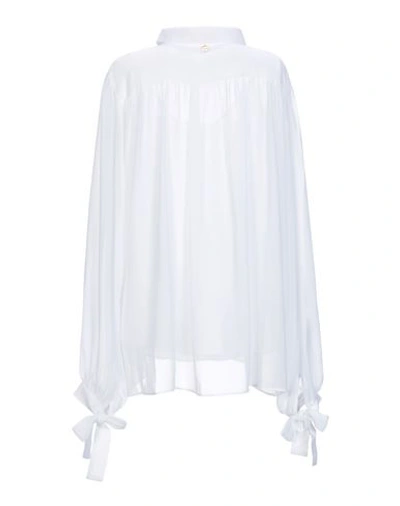 Shop Blugirl Folies Blugirl Blumarine Woman Shirt White Size 12 Polyester