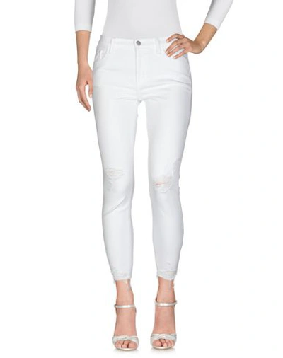 Shop J Brand Woman Jeans White Size 29 Cotton, Polyester, Elastane