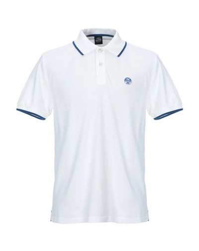 Shop North Sails Polo Shirts In White