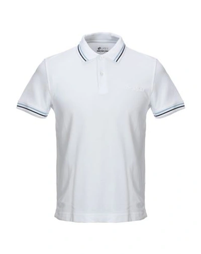 Shop Lotto Polo Shirt In White