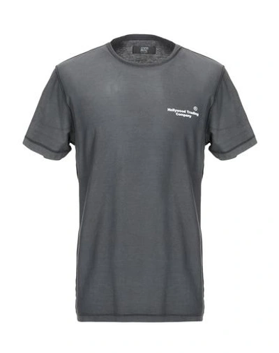 Shop Htc T-shirts In Steel Grey