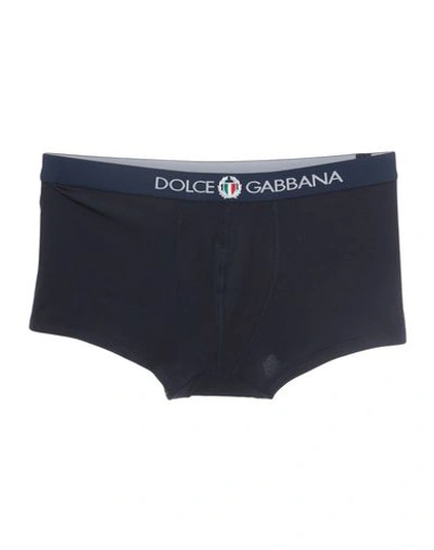 Shop Dolce & Gabbana Boxer In Dark Blue