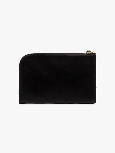 Shop Chloé Black C Ring Leather Bag