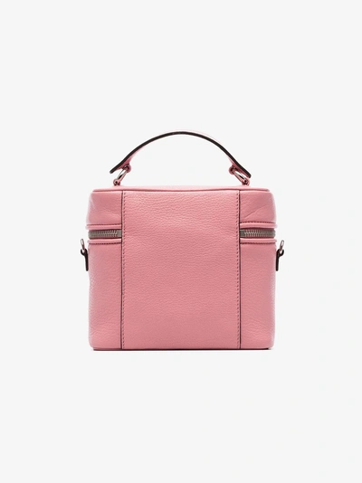 Shop Miu Miu Madras Bucket Bag In F0028 Pink