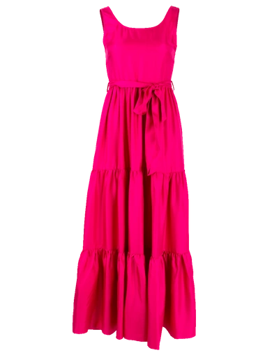 Shop La Doublej Pellicano Dinner Dress In Fuchsia