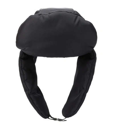 Shop Prada Trapper Hat In Black