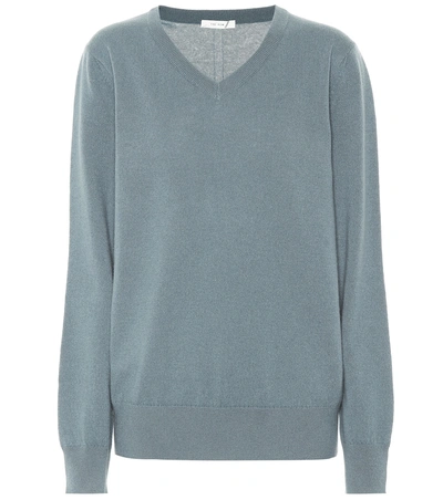 Shop The Row Maley Cashmere Sweater In Blue