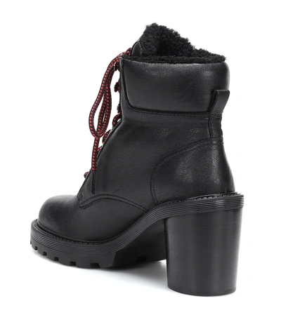 Shop Marc Jacobs Leather Ankle Boots In Black