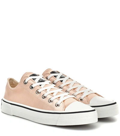 Shop Marc Jacobs Grunge Satin Sneakers In Pink