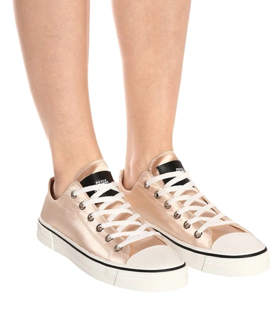 Shop Marc Jacobs Grunge Satin Sneakers In Pink