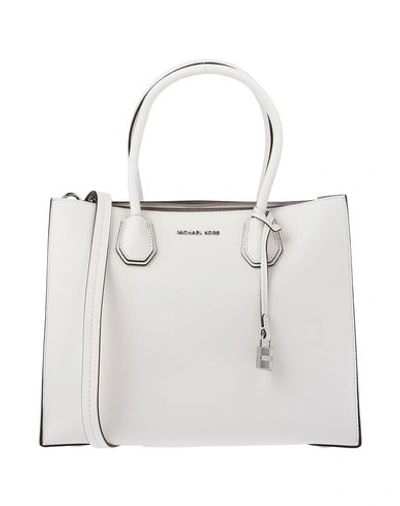 Shop Michael Michael Kors Handbags In White