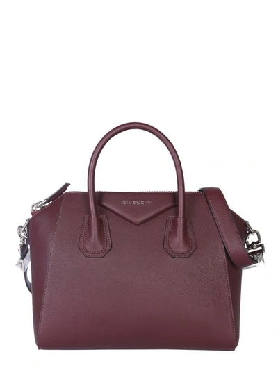 Shop Givenchy Antigona Tote Bag In Purple