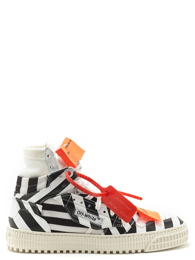 Shop Off-white Off-court Shoes In Black&white