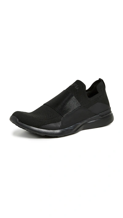 Shop Apl Athletic Propulsion Labs Techloom Bliss Running Sneakers Black/black