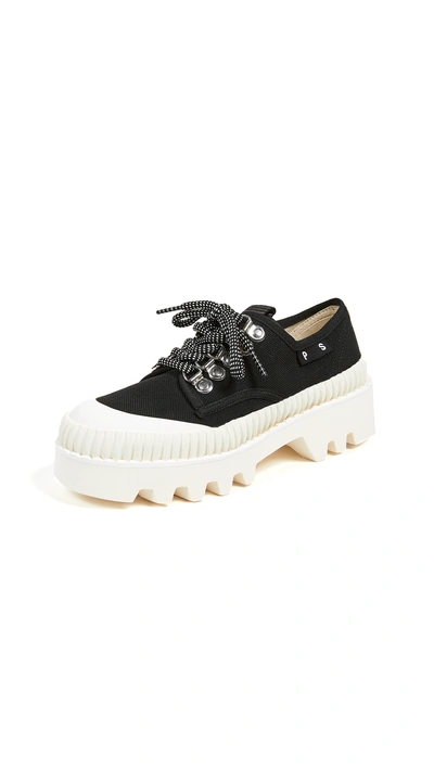 Shop Proenza Schouler Platform Sneakers In Black/white