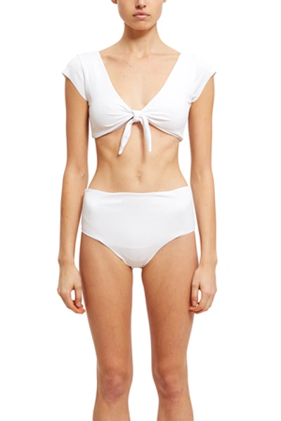 Shop Ack Opening Ceremony Marina Bikini Top In White