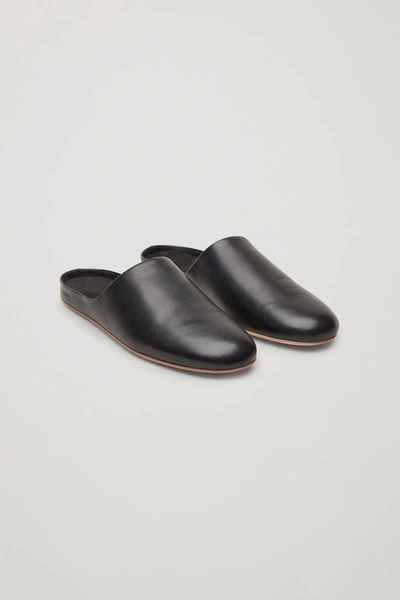anekdote Kontrovers røre ved Cos Leather Slippers In Black | ModeSens