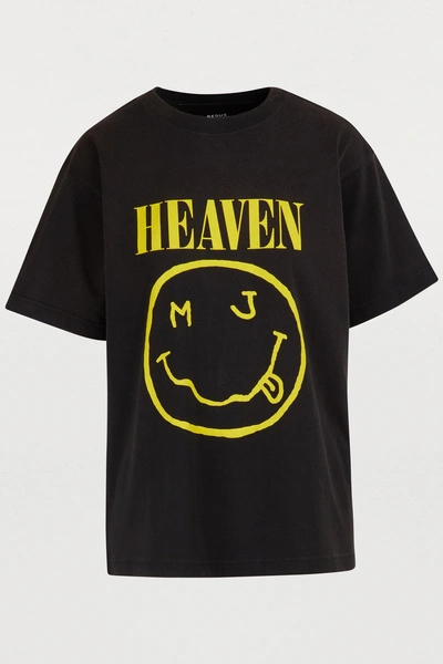 Shop Marc Jacobs Bootleg Grunge T-shirt In Black