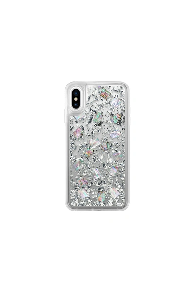 Shop Casetify 24 K Magic Iphone Xs Max Case In Silver