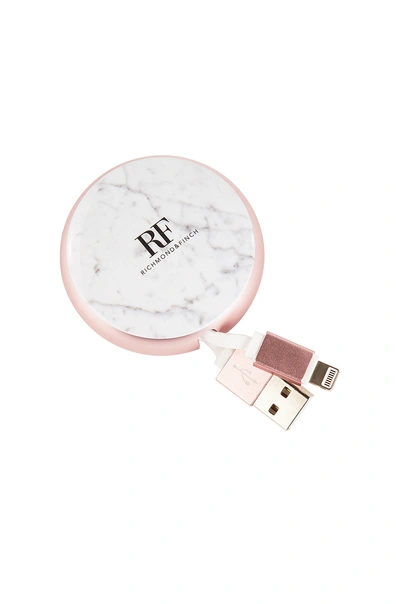 Shop Richmond & Finch Cable Winder In White Marble