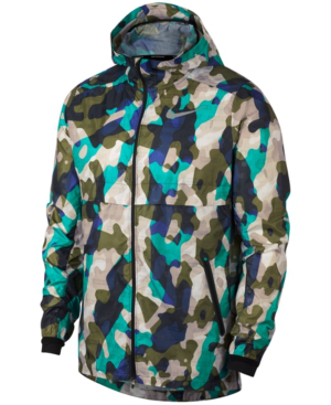 nike running jacket camo