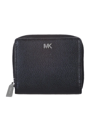 Shop Michael Kors Leather Wallet In Nero
